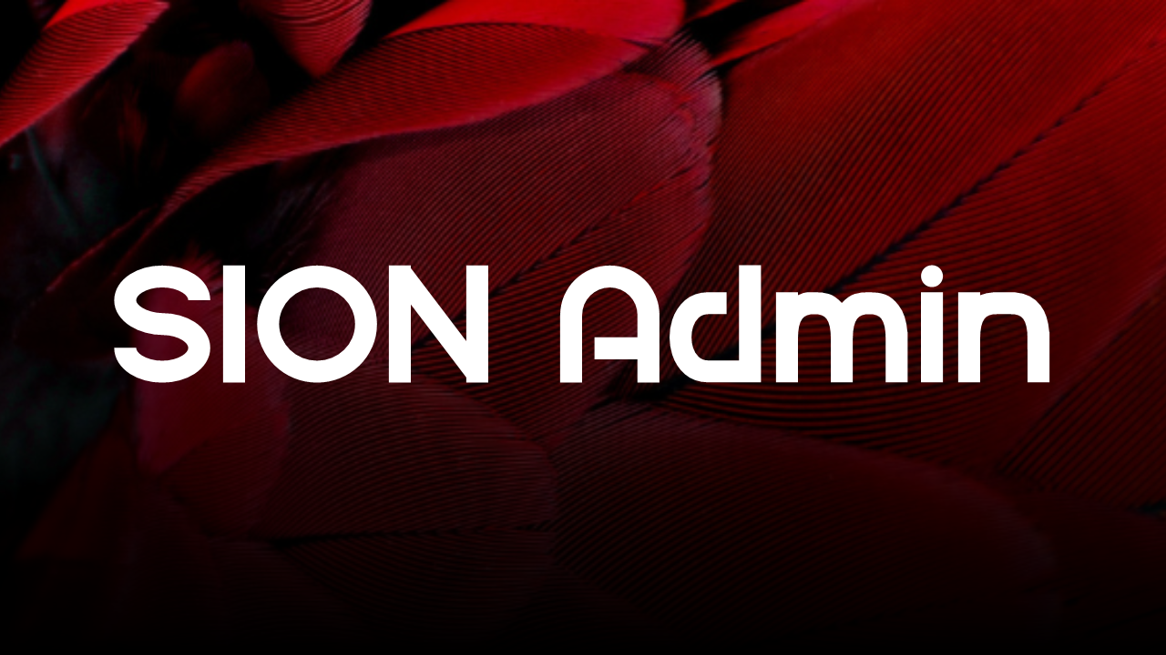 SION Admin Banner